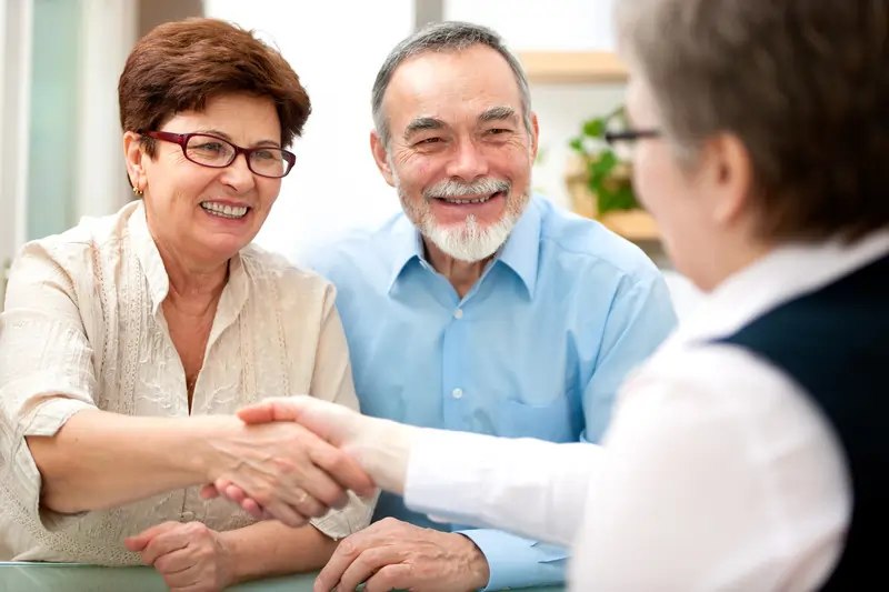 An elder care {name} mediation session with a family and a professional mediator.
